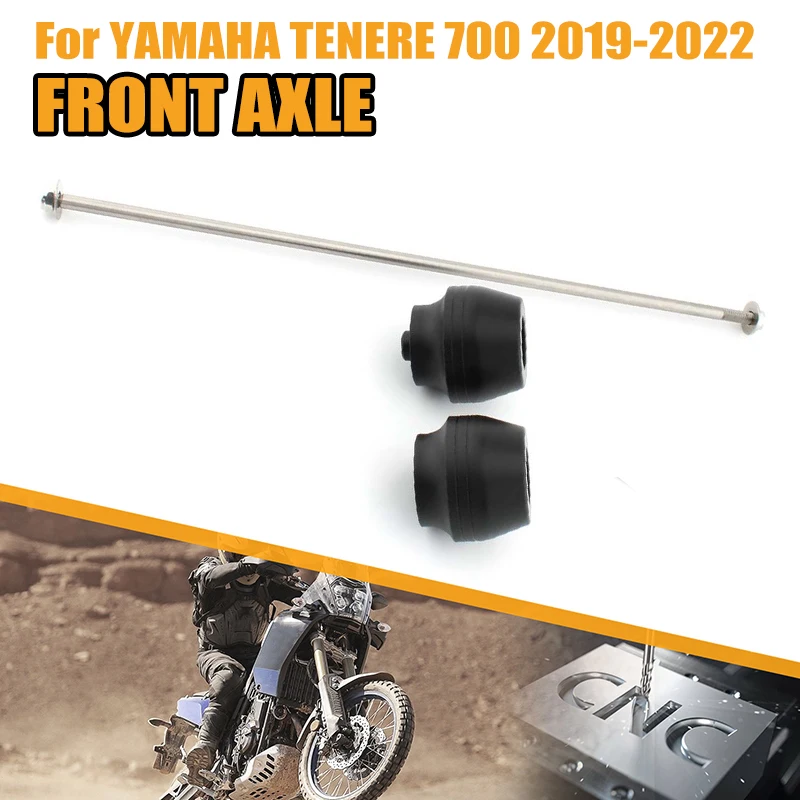 

Bracingo Front Rear Axle Fork Slider Wheel Crash Motorcycle Protector Slider Aluminum Fit For YAMAHA TENERE 700/RALLY 2021-2023