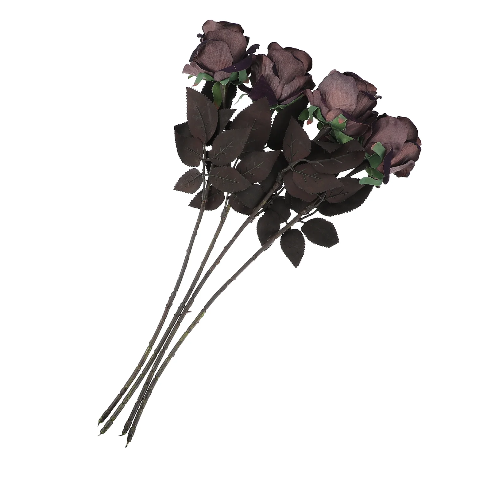 

4pcs Artificial Rose Flower Fake Flower Picks Fake Roses Real Looking Fake Roses Party Rose Flower Decor