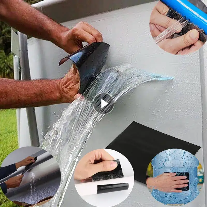 

Сверхпрочная водонепроницаемая лента 10x20 см, ремонтная лента для предотвращения утечек, эффективная самоклеящаяся лента, волоконно-клейка...