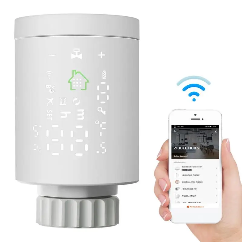 

TuyaZigBee Radiator Actuator Programmable Thermostat Thermostatic Radiator Valve Temperature Controller SupportAlexa