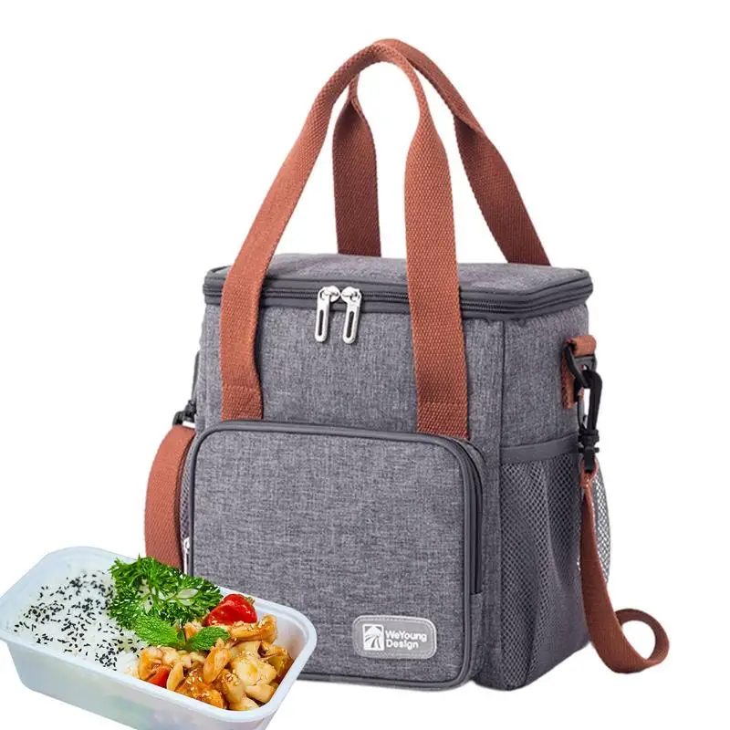 

Lunch Sack Food Storage Sack Tote Box Portable High Capacity Waterproof Food Handbags Case Insulated Lunch Cooler Bag For School