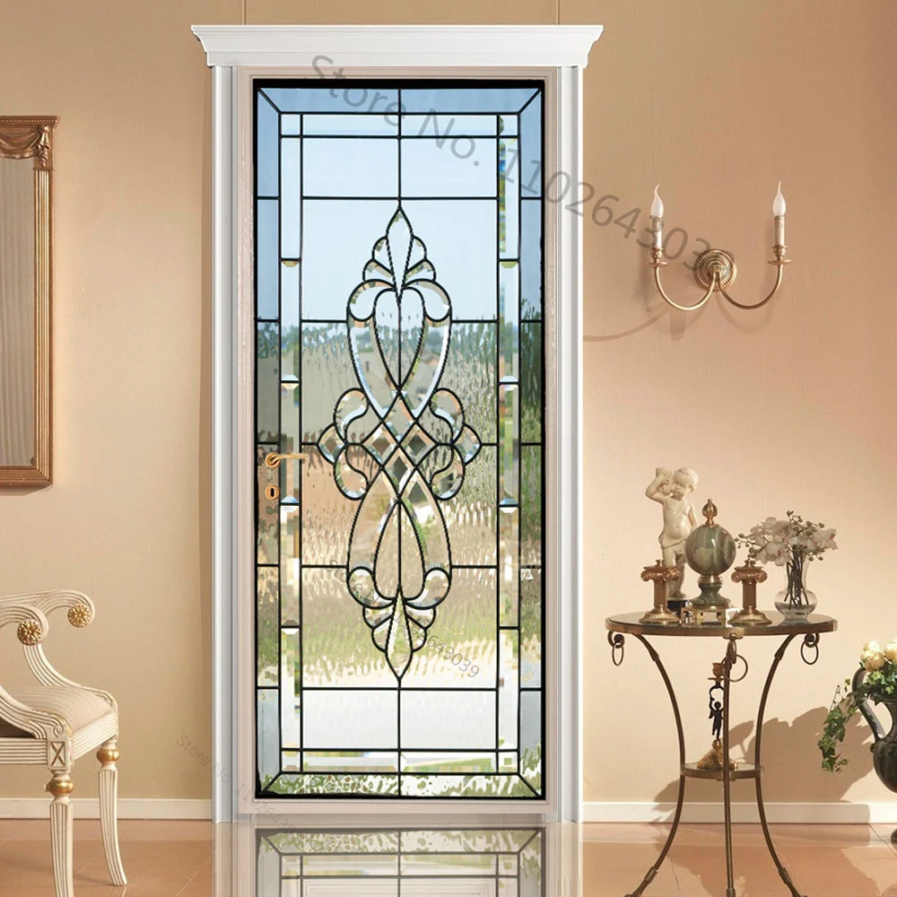 

Дверная наклейка из винила