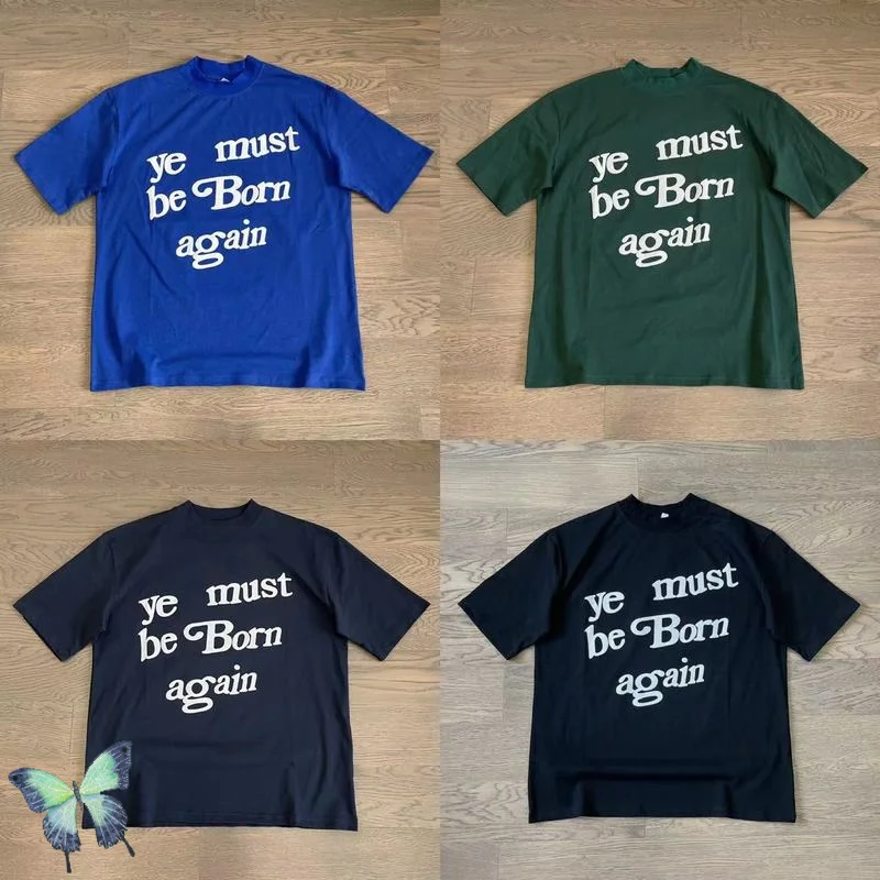 

CPFM KANYE Jesus Is King T-Shirt Oversize High Quality Men Women High Street Loose Short Sleeve Tee Shirt