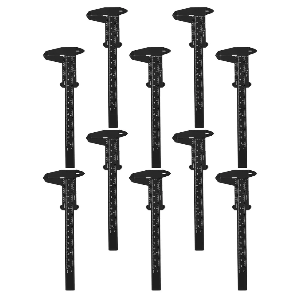 10 шт. штангенциркуль для бровей измерительная линейка карманная