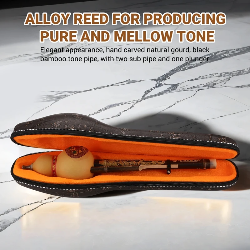 Бамбуковая флейта ручной работы с тыквой Халси и этнический музыкальный