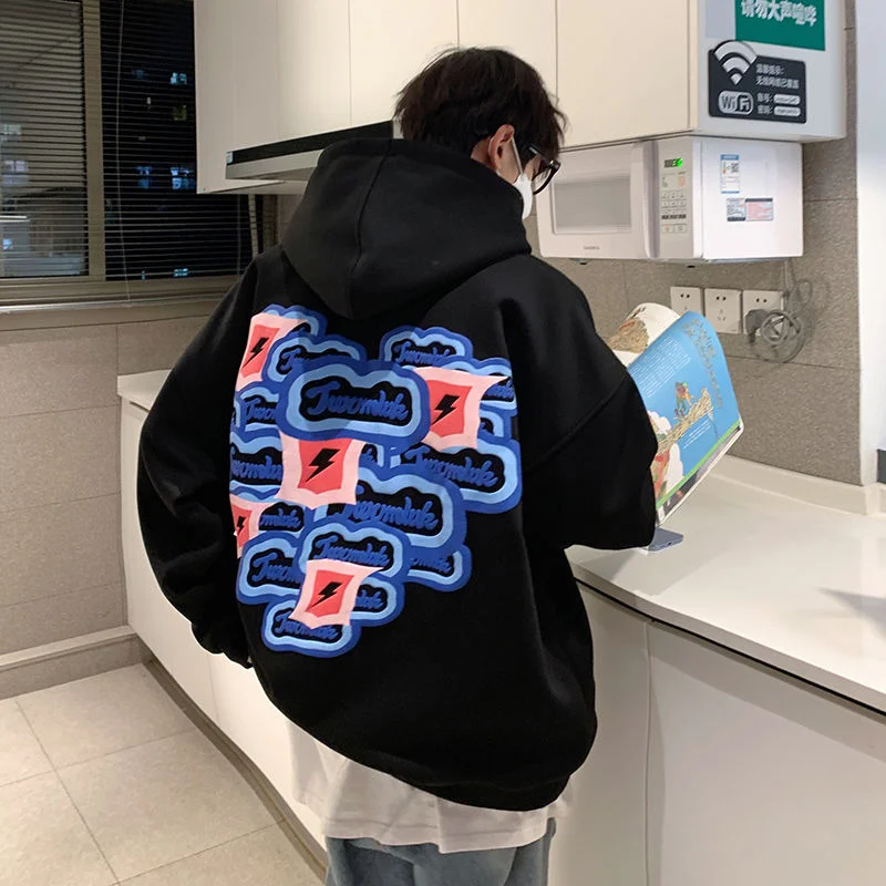 

Essentials Hoodie Men Graphic Oversized Hip Hop Sweatshirts Harajuku Fashion Male Hooded Pullovers Casual Clothing