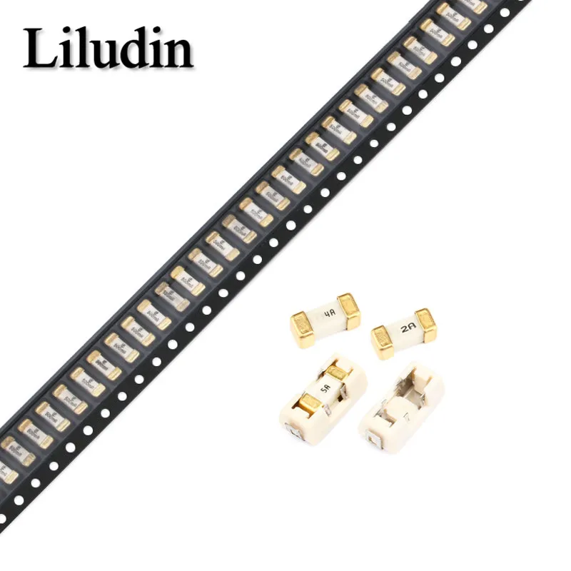 5 шт. золотистый/серебристый быстрораздувающий предохранитель 1808 125 в 250 В