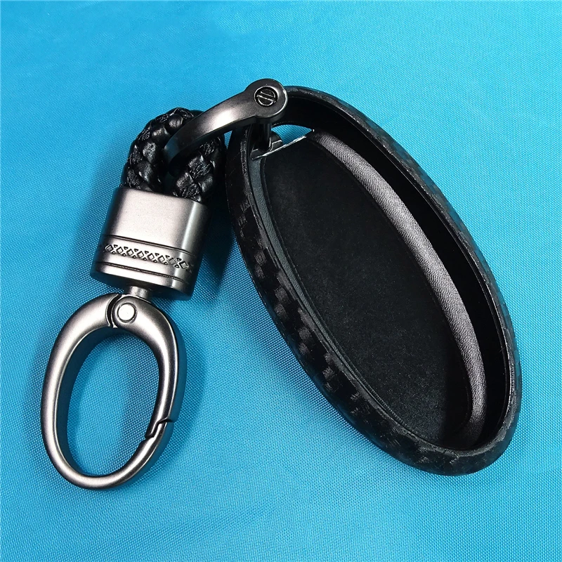 Силиконовый чехол для ключа из углеродного волокна, чехол для стайлинга автомобиля для Nissan Versa Altima Armada Maxima for Titan 370Z for Infiniti M35 JX35 Q50