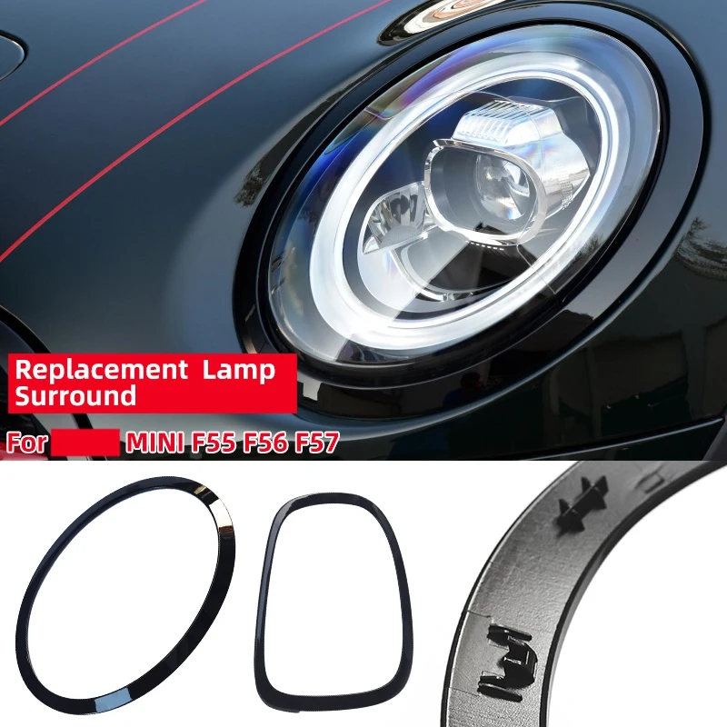 

New Headlight Trim Ring Headlight Surround Ring For Mini Cooper F55 F56 F57 R56 R57 R58 R59 51137149906 51137149905
