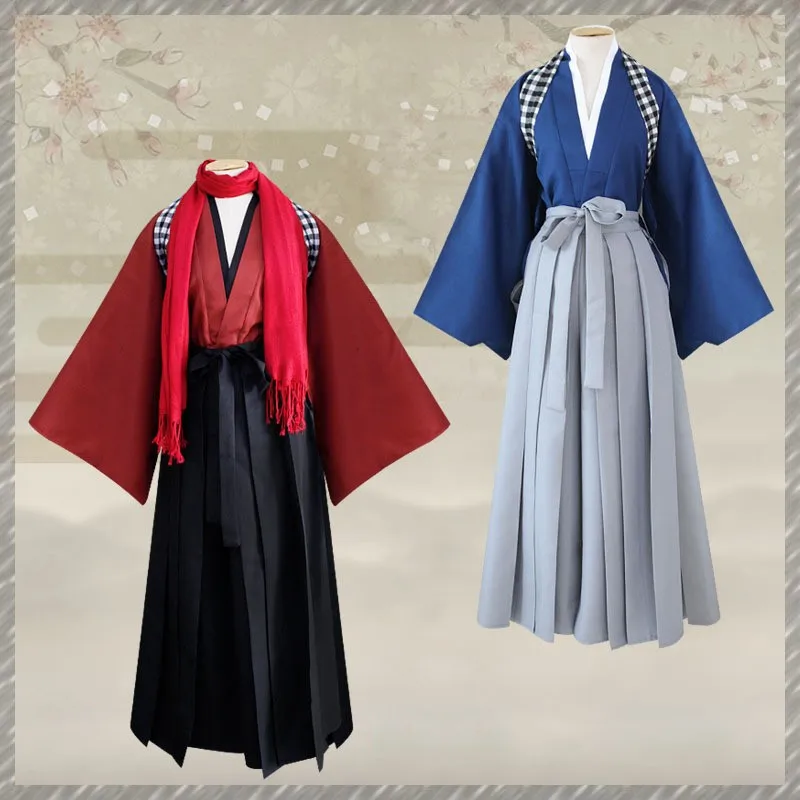 

Anime Touken Ranbu Online Kashuu Kiyomitsu Cosplay Costumes Red Blue Kimono Set Hallowmas costumes Halloween Carnival Outfit