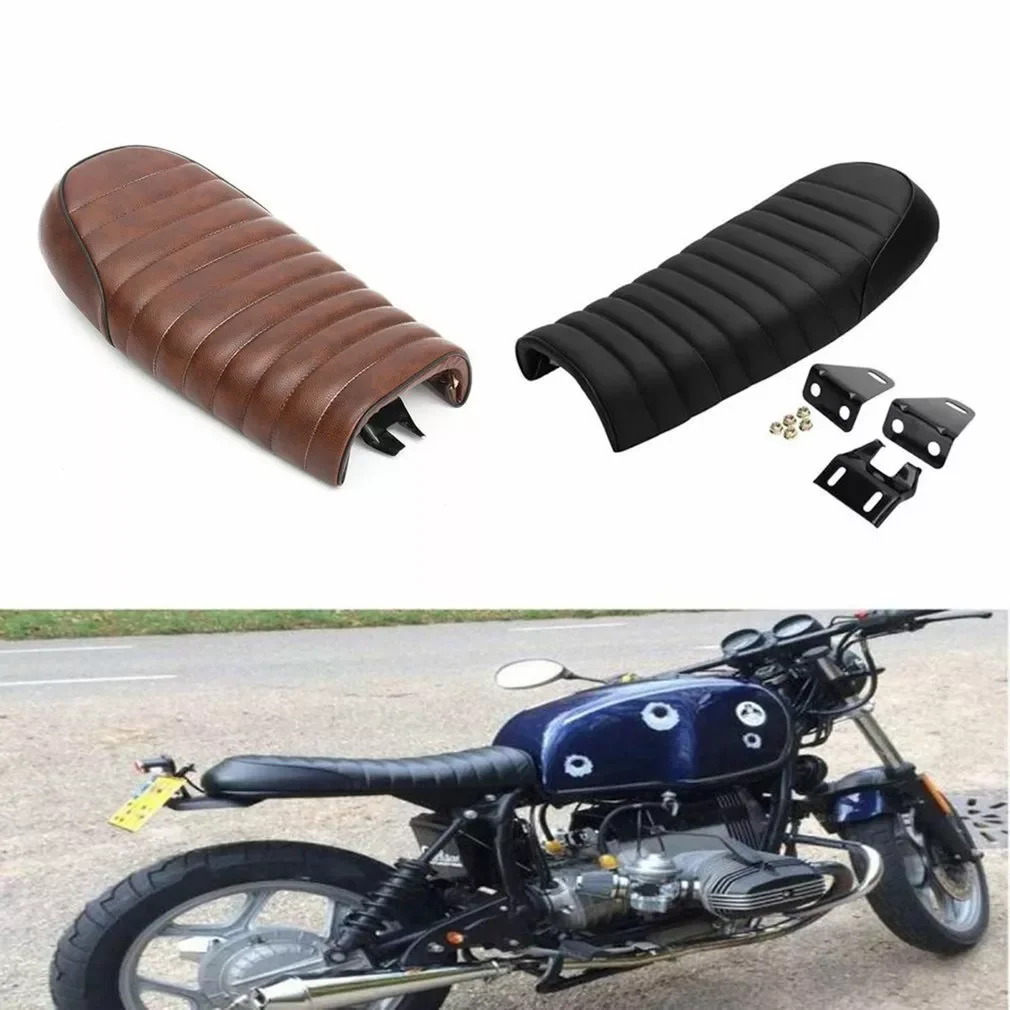 

CG125 Universal Built-in Soft Sponge Motorcycle Flat Vintage Seat Cushion Saddle For Retro Cafe Racer