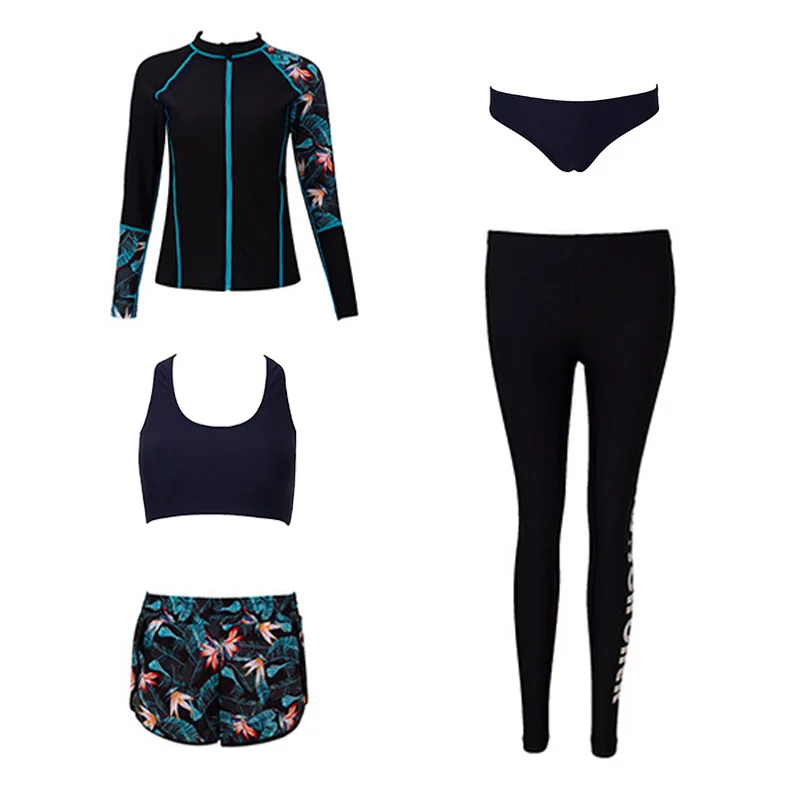 Комплект женской длинной рубашки и брюк комплект бикини с защитой от УФ-лучей