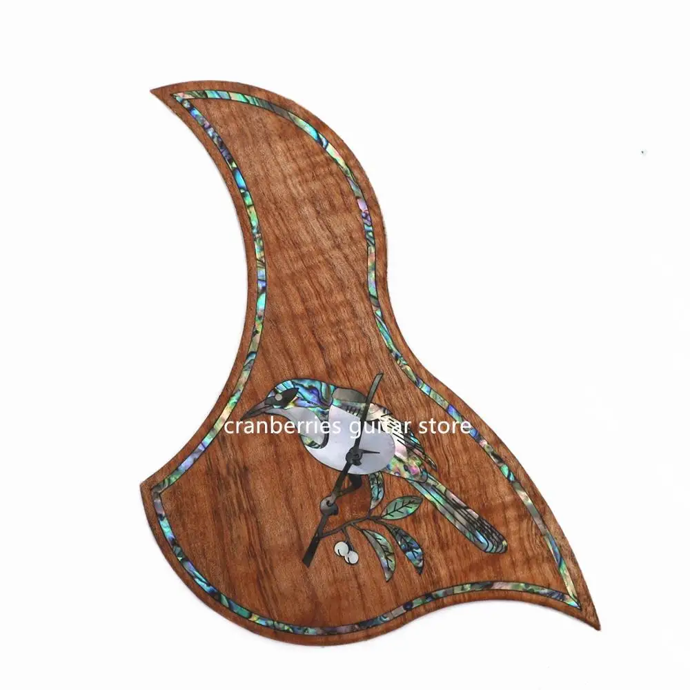

41-дюймовая Акустическая Гитара Pickguard, твердая древесина клена, инкрустация Shell Bird, аксессуары для гитары, бесплатная доставка
