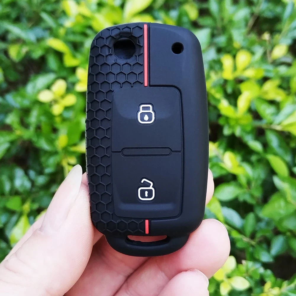2 кнопки для VW Volkswagen MK4 Bora Golf 4 5 6 Jetta Passat Polo Touran Skoda Seat HOT Чехол автомобильного ключа