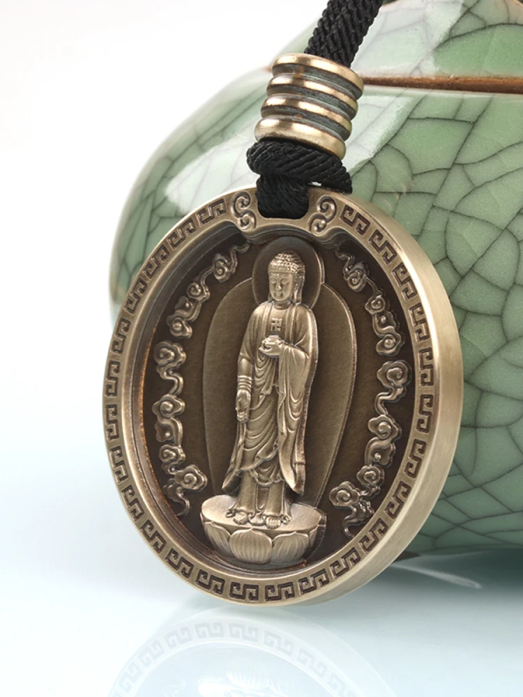 

Nanwu Amitabha Buddha Dayi Tathagata's original design of the Buddha Pendant for men's car pendant