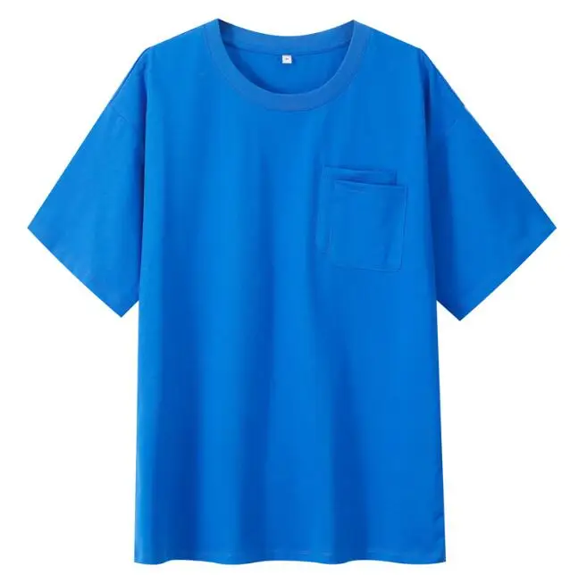 

Футболка мужская однотонная с коротким рукавом и круглым вырезом