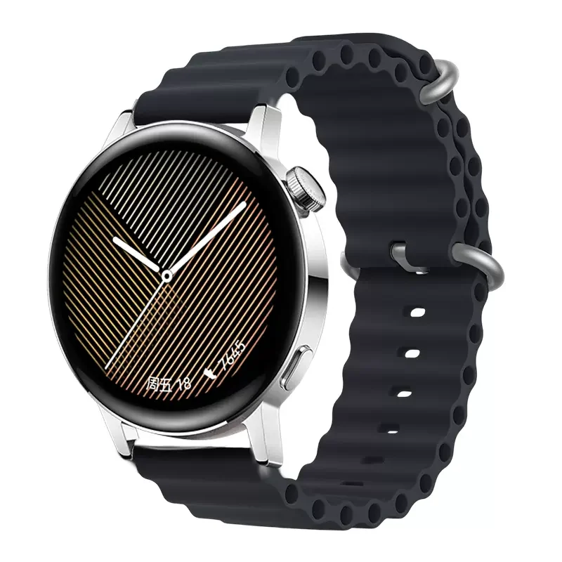 

Ocean Strap For Samsung Galaxy Watch 4 classic 5 Pro 3 active 2 Gear S3 silicone Bracelet Huawei watch GT 2 3 pro 22mm 20mm band