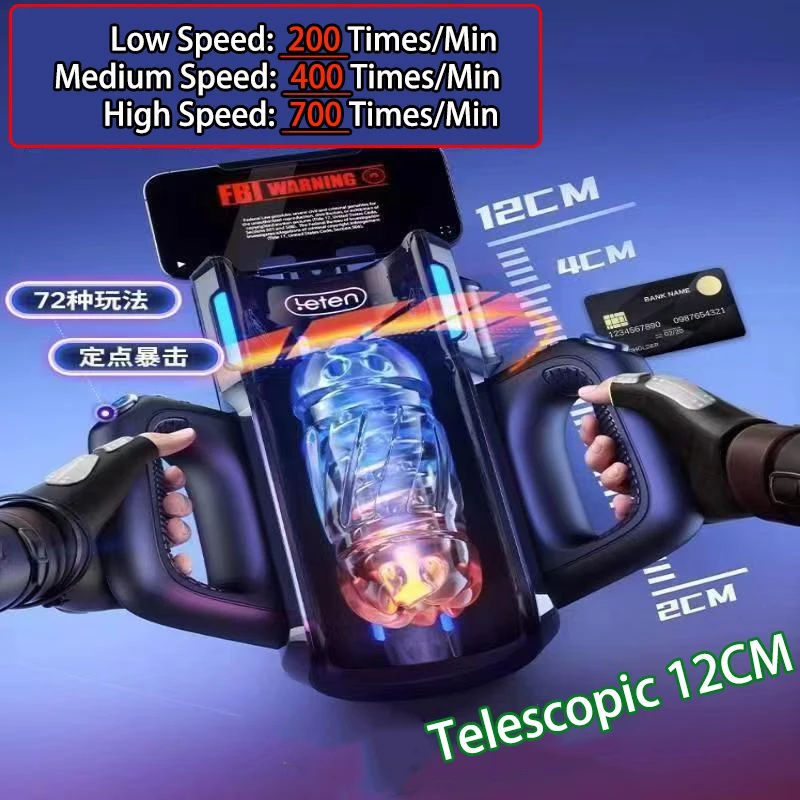 Leten THRUSTING-PRO Erection Can Pussy Toy Вагинатор для мужчин Мастурбатор Реалистичная вагина 2 в 1