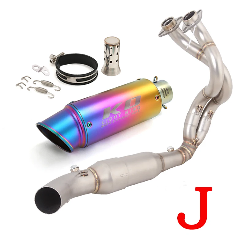 

Головка выхлопной трубы мотоциклетный глушитель Передняя звеньевая труба из нержавеющей стали 51 мм система для Kawasaki Ninja 650 Z650 2023 2024 2025