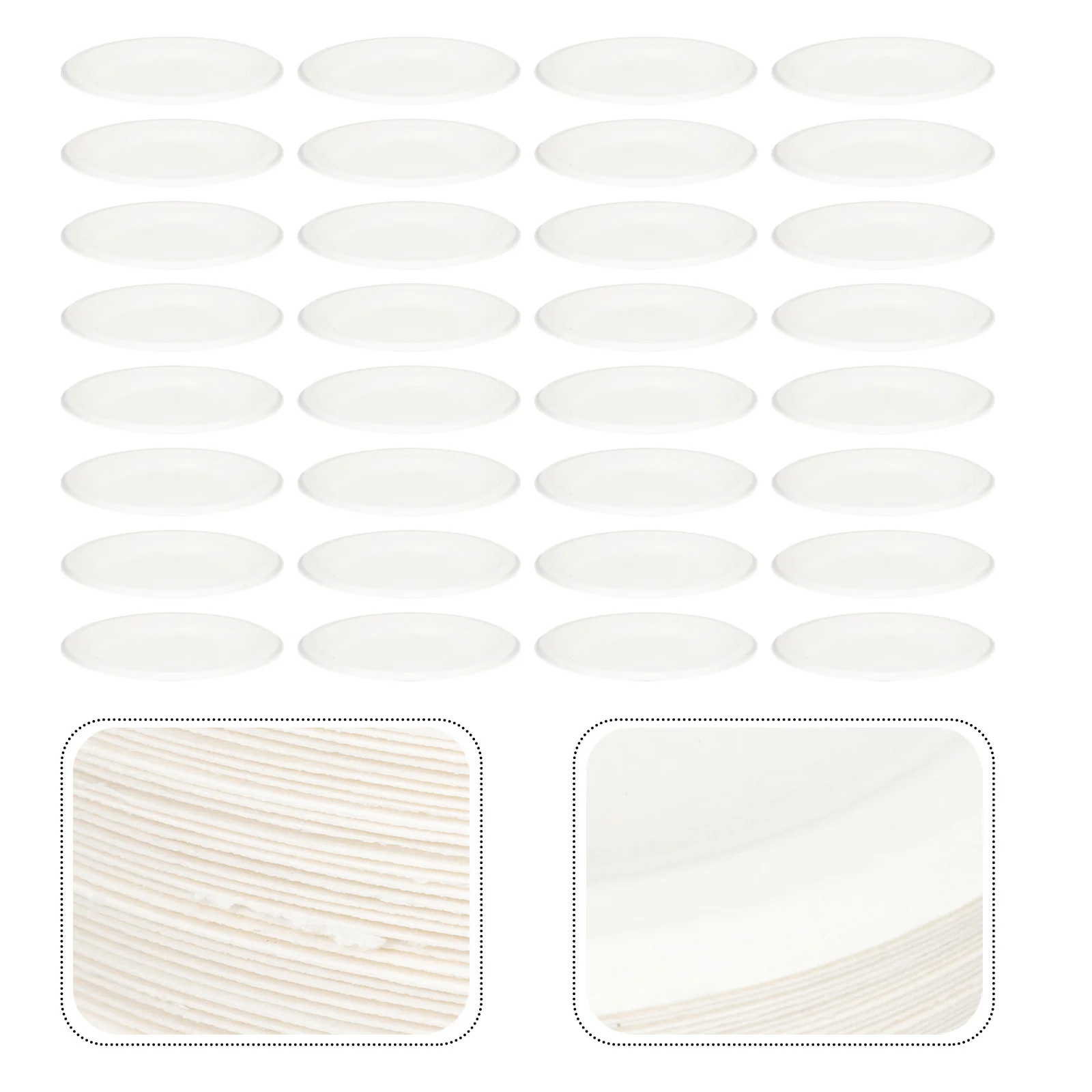 

Paper Plates Plate Set Tableware Disposable Party Dinnerware Food Dinner Cup Biodegradable Dessert Serving Wedding Birthday