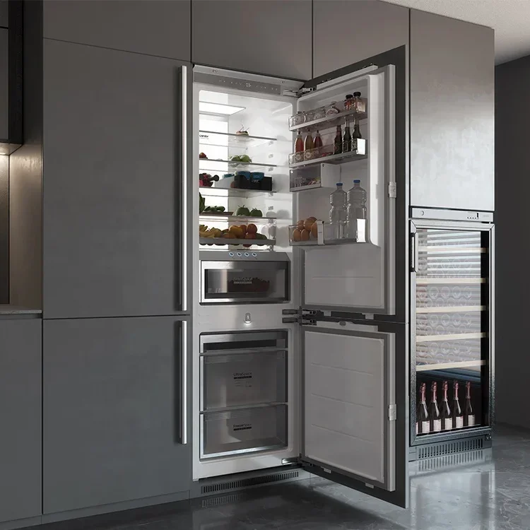 Haushalts-Gefrier schrank im modernen Stil nebeneinanderカebaut Kühlschrank Gefrier schrank Kühlschrank (art.: 3920cf8d0f0bc) - 3920cf8d0f0bc