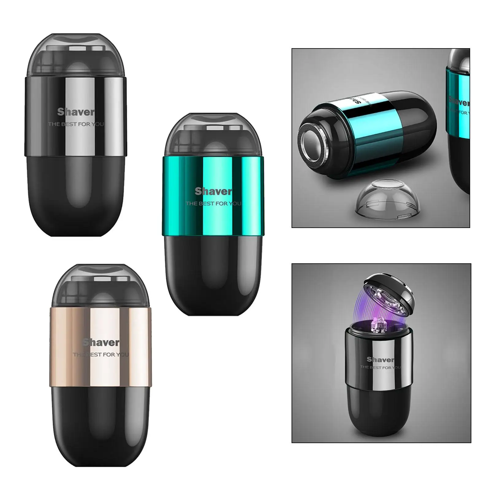 

Travel Men's Shaver Rechargeable Speed Motor Detachable Washable Cutter Head