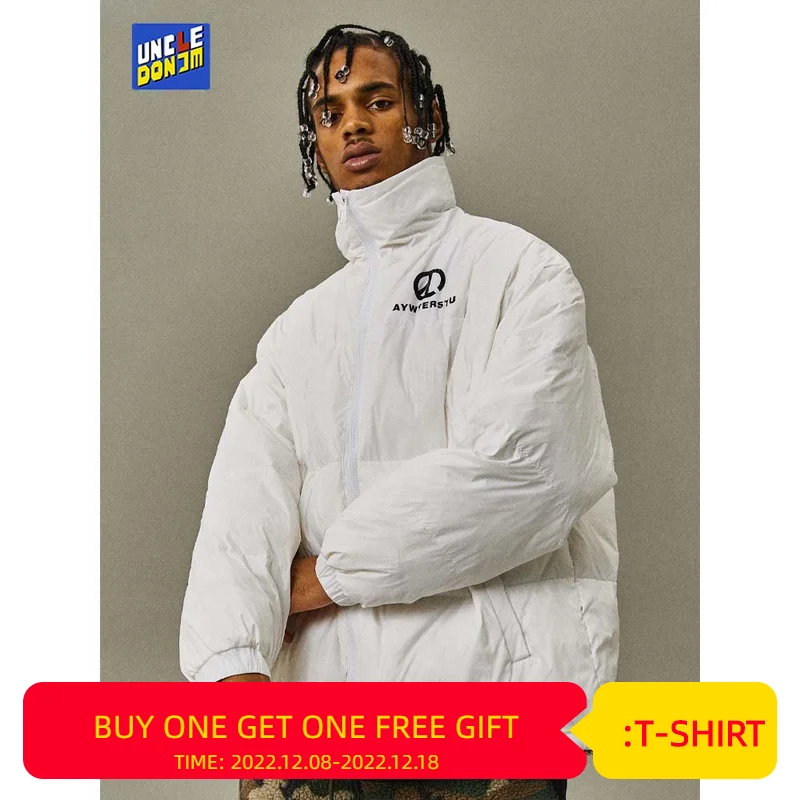 

Пуховик мужской, зимняя светильник модная зимняя куртка на белом утином пуху