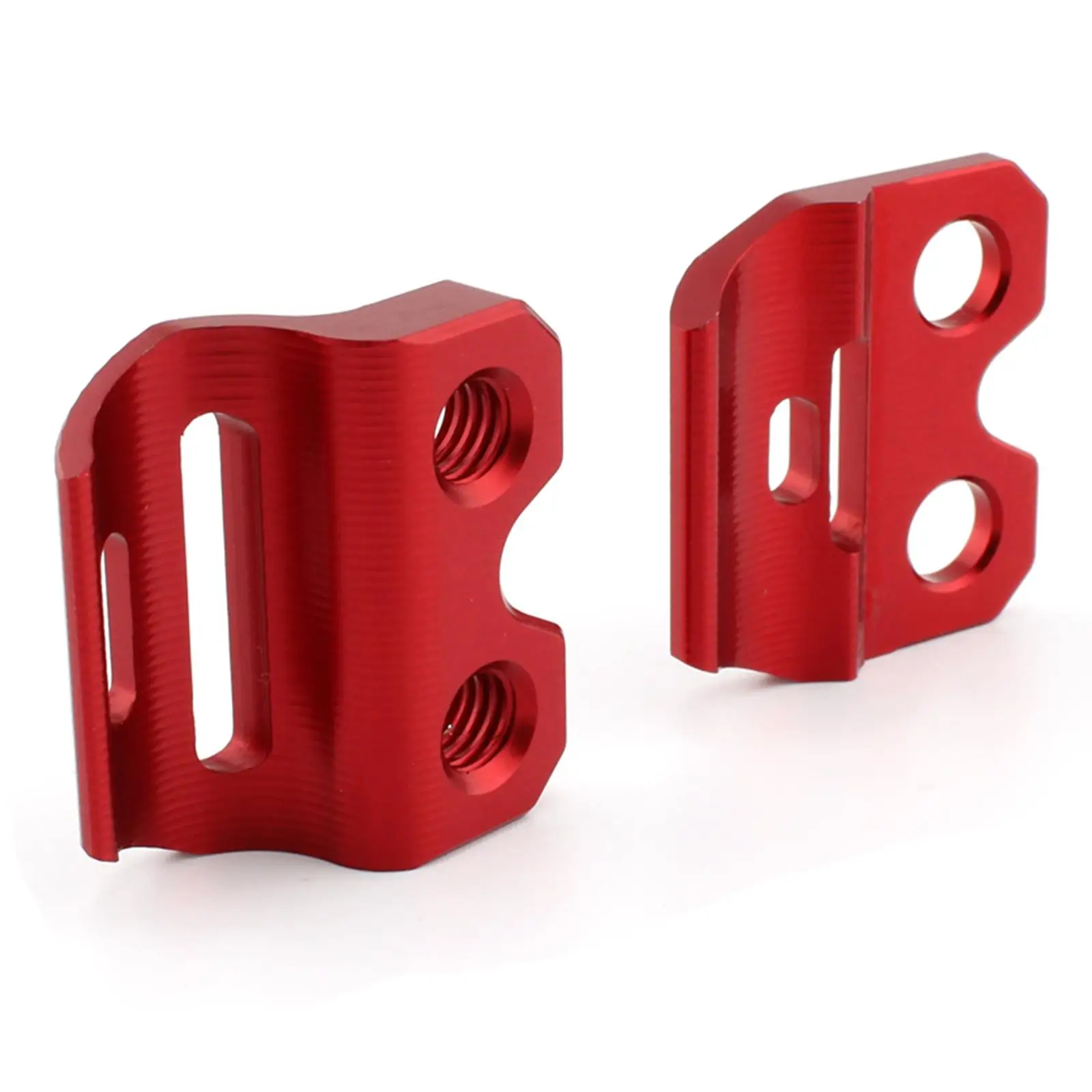 

2 шт. тормозной шланг, зажим, держатель из алюминиевого сплава, красный, подходит для Honda CR125