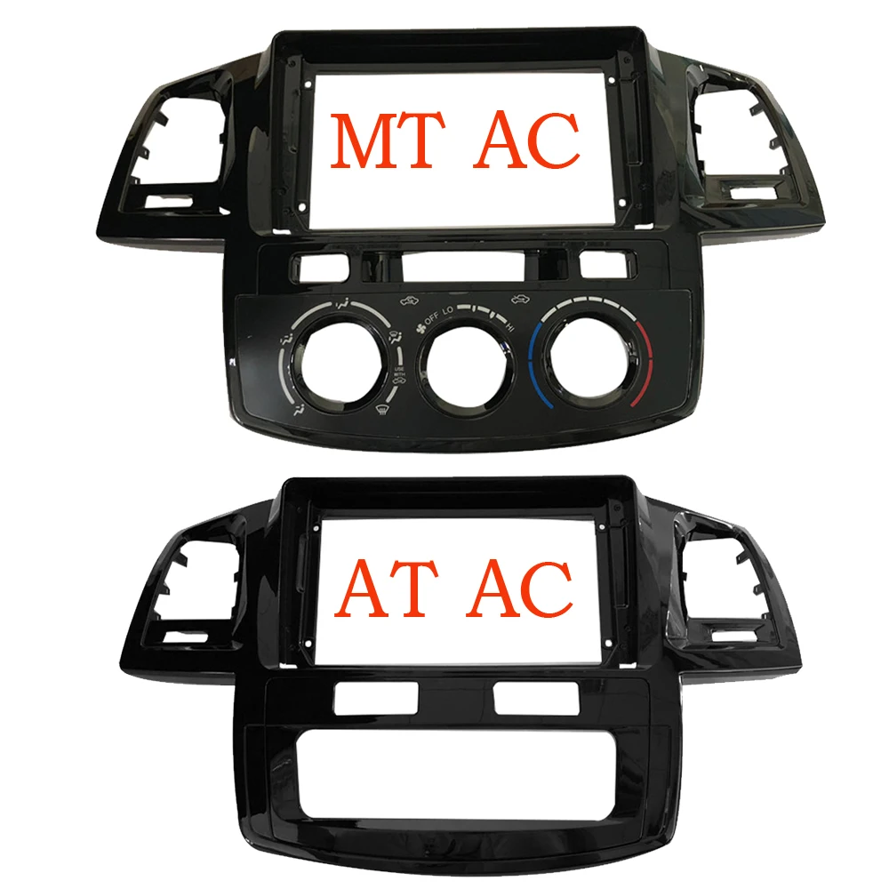 9-дюймовая Автомобильная панель BYNCG для Toyota Fortuner Hilux 2005-2014 двойная Din облицовка