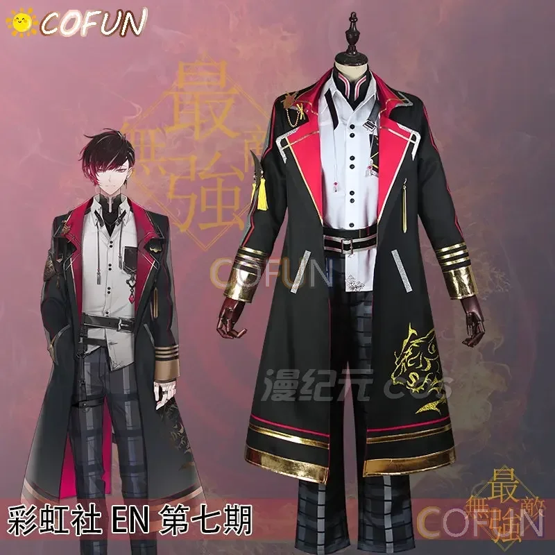 Vtuber EN Seventh XSOLEIL Vermillion Косплей Костюм Хэллоуин Игровой Женская Мужская Одежда