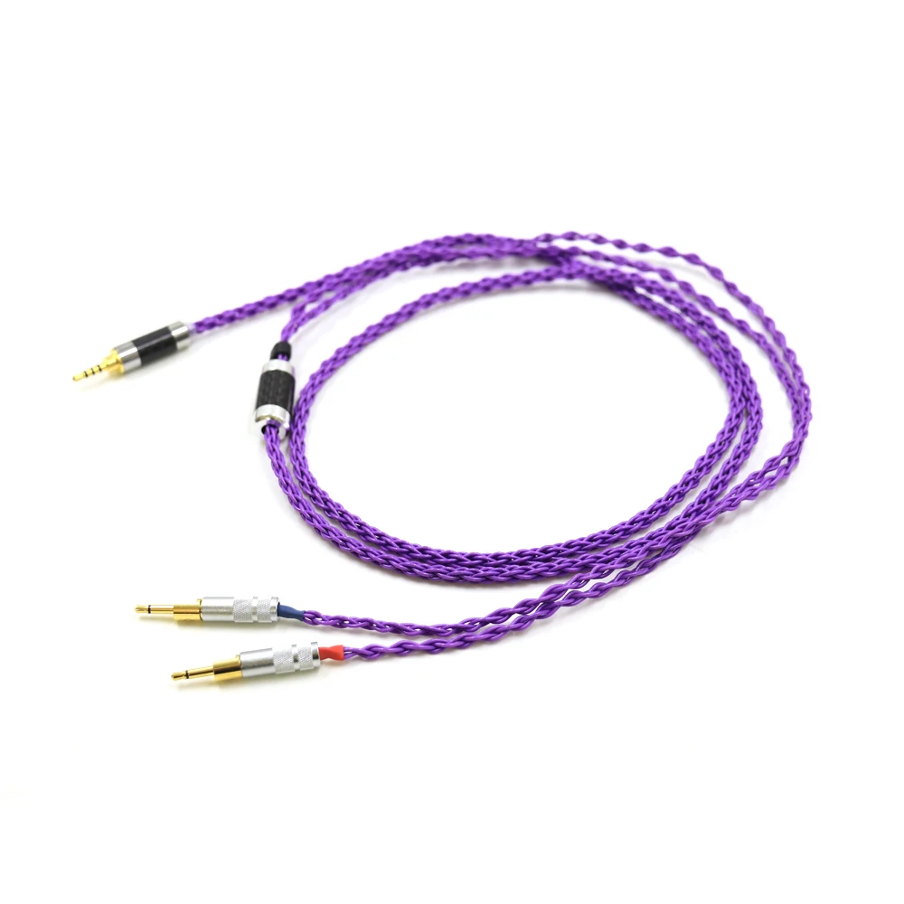 Кабель для наушников Balance 3 5 Xlr 4 штекер-двойной 2 мм 8 ядер hd 700 sennheiser hd700 nw zx300a