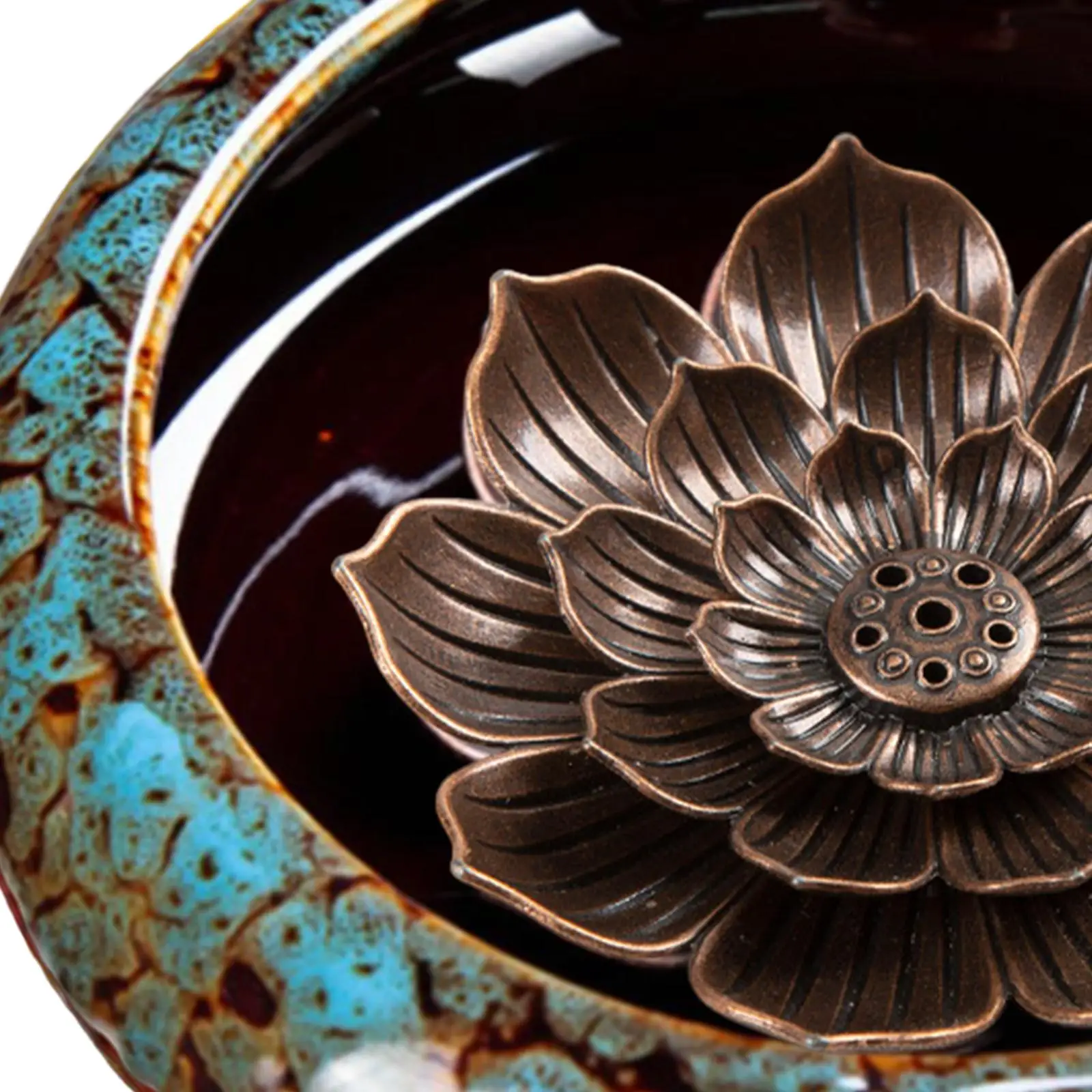 Держатель для благовоний палочек держатель в форме лотоса удобная элегантная