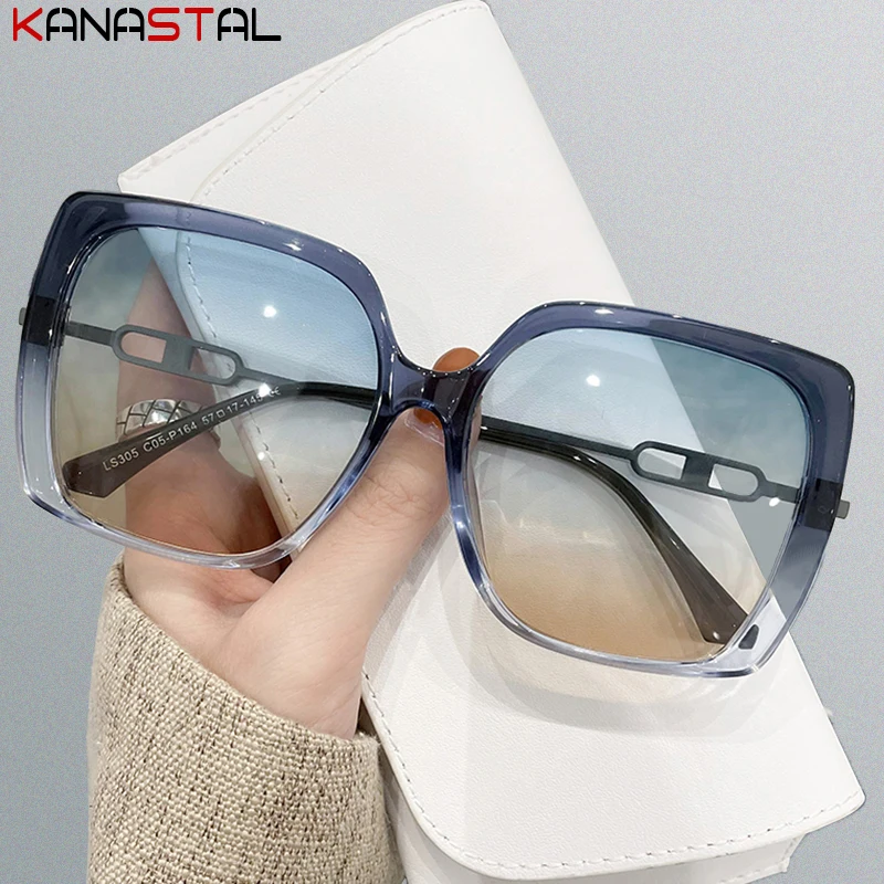 

Women Trend Polarized Sunglasses Ins Fashion Sun Glasses Metal Eyeglasses Frame Travel Camping Beach Party Eyewear Men Leisure