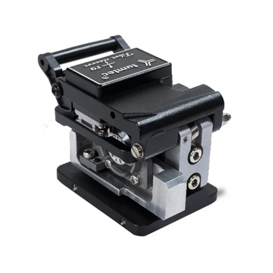Tumtec T9 High Precision Fiber Cleaver with 3 in 1 fixture Automatic Splicing Machine Cutter Hot Melt Cold Junction Common Tools