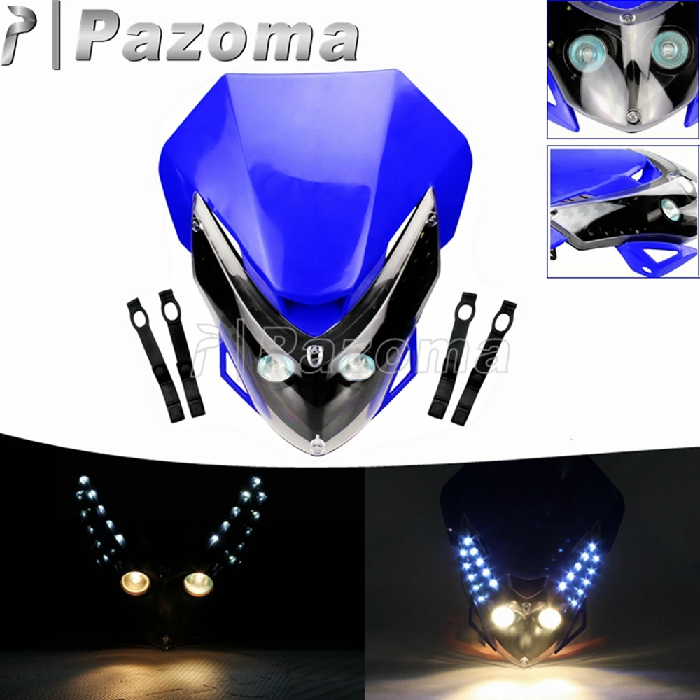 

Светодиодная фара для мотоцикла, передняя фара для мотоцикла Yamaha WR YZ YZF WR 125 250 450 XT 660R 660X DT WRF