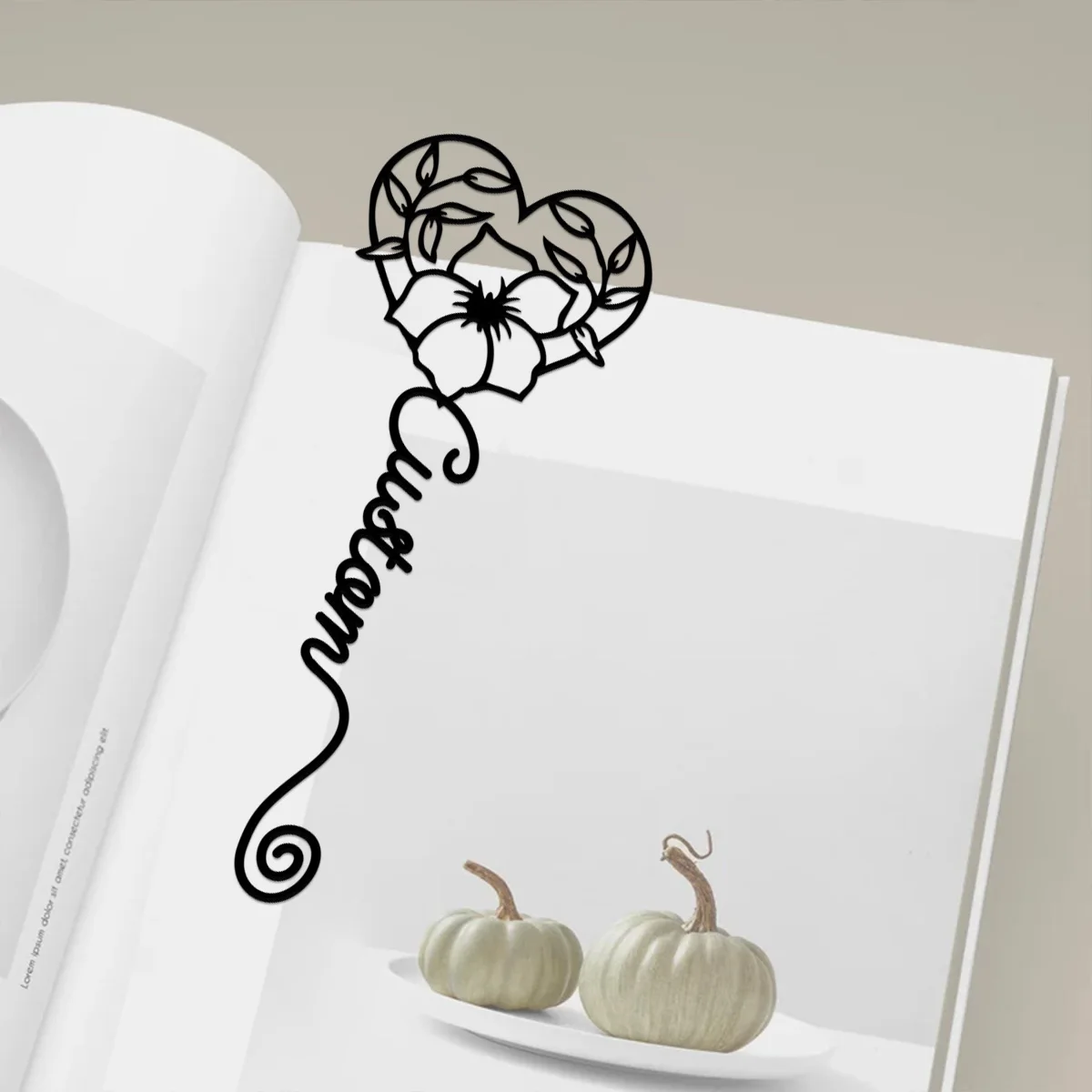 Закладка на заказ подарок для любителя книг закладка с очаровательным цветочным