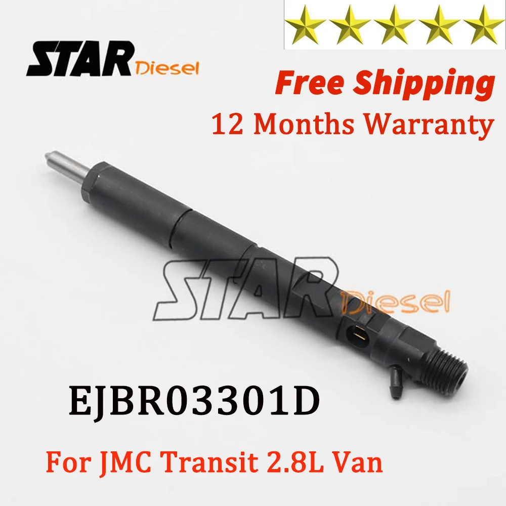 

Fuel Injector 3301D Diesel Nozzle EJBR03301D Euro 3 Common Rail Injector EJB R03301D For JMC Transit Spare Auto Parts 3301d