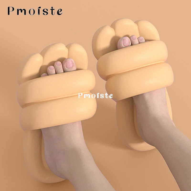 Women's Home Slippers Summer Interesting Fashion Shoes for Women 2023 New Comfortable Women's Sandals Bathroom Non-slip Slides