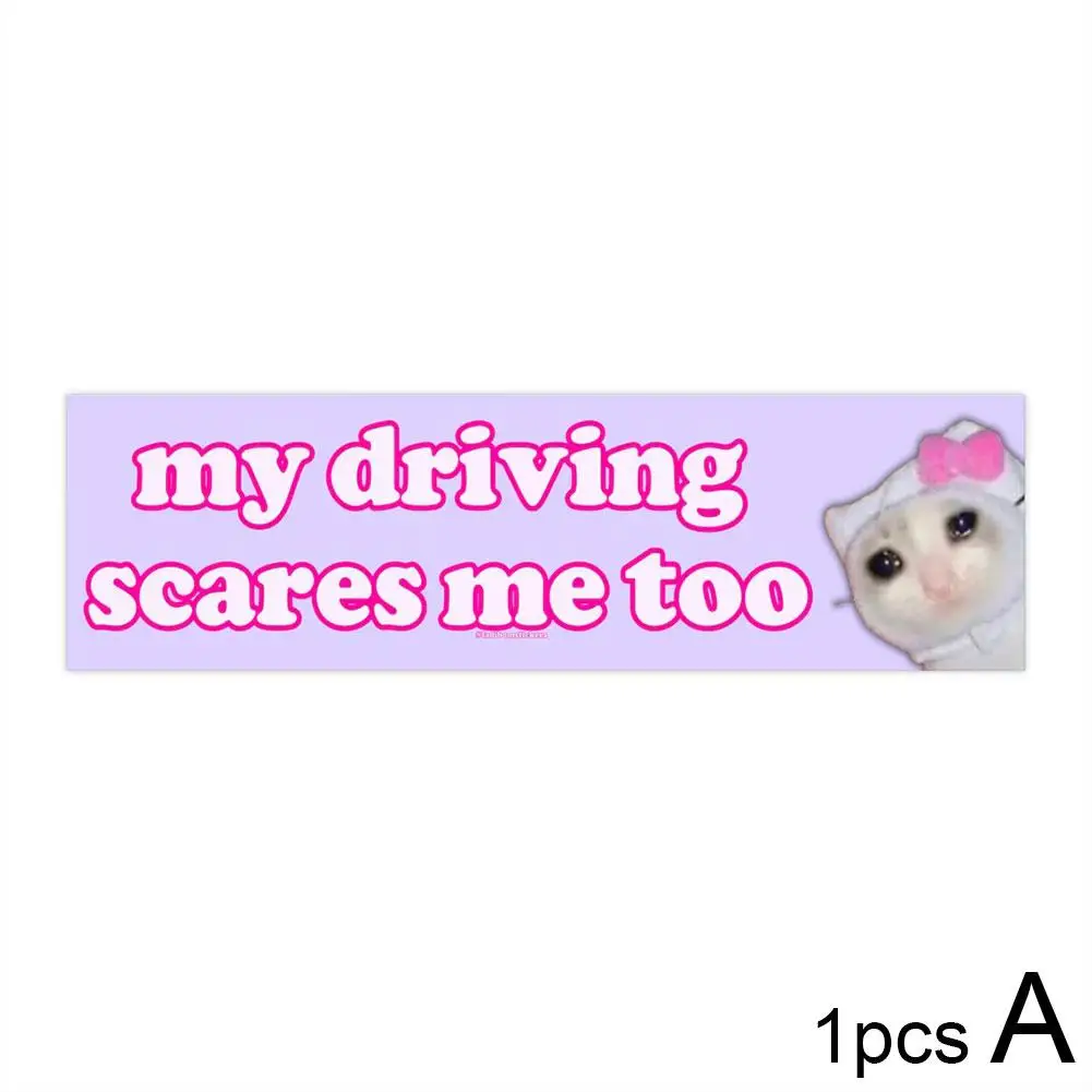 

1/5/10/20 шт. забавная наклейка-мем, самоклеящаяся наклейка для обучения мою вождению, наклейка для водителя, автомобильные аксессуары