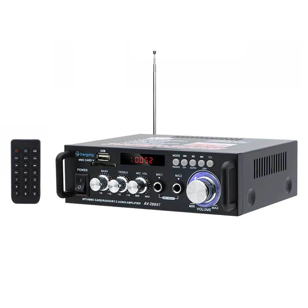 

Профессиональный усилитель динамика, высокомощный домашний Bluetooth усилитель, Hi-Fi усилитель звука, цифровой усилитель