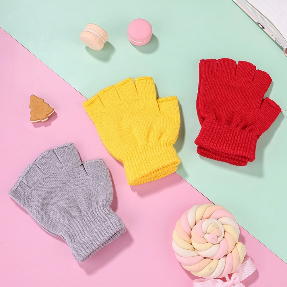 1 пара велосипедных аксессуаров теплые эластичные мужские/женские перчатки без