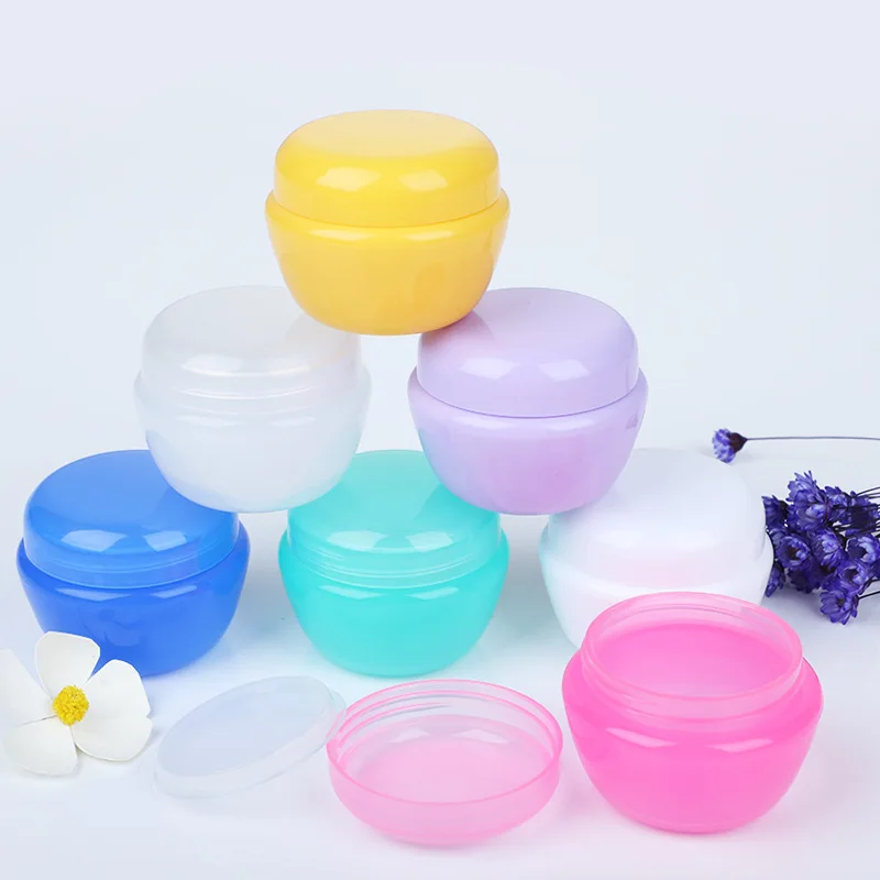 

5Pcs/Lot Mini Empty Jar Pots Cosmetic Makeup Inner Lid Face Cream Lip Balm Container My Refillable Bottles Wholesale