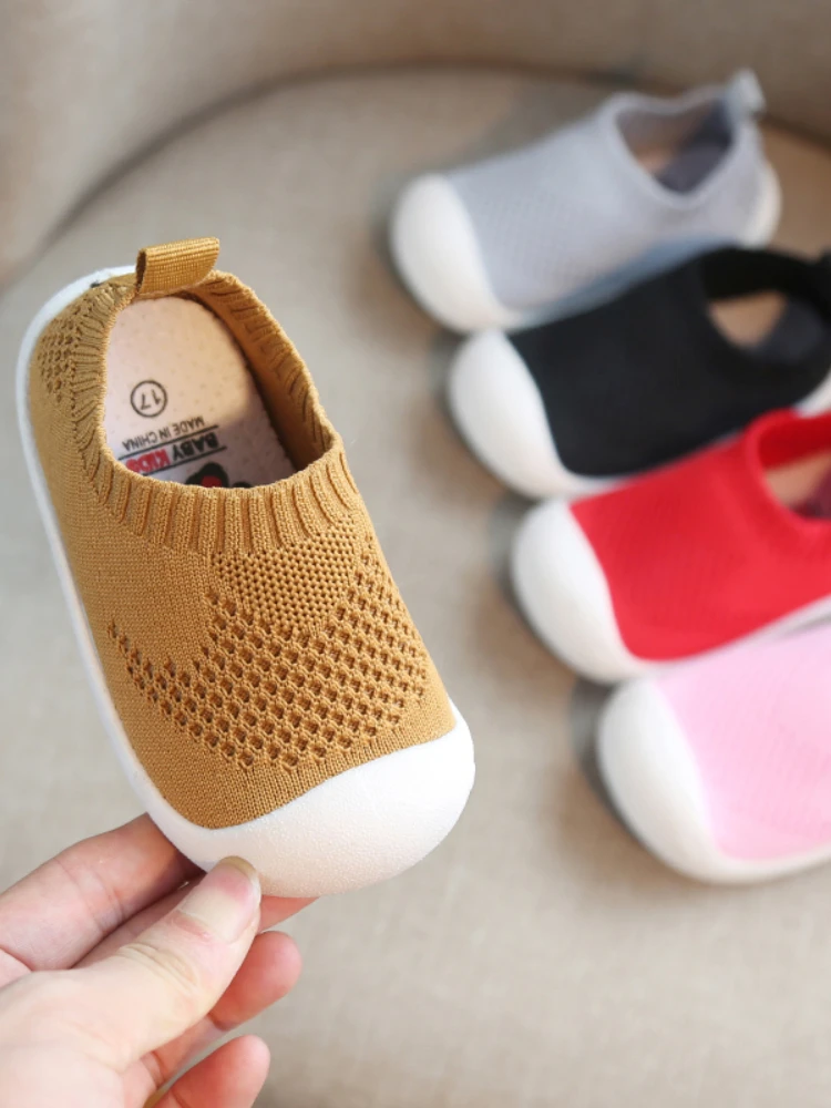 

Spring Infant Toddler Shoes Girls Boys Casual Mesh Shoes Soft Bottom Comfortable Non-slip Kid Baby First Walkers Shoes