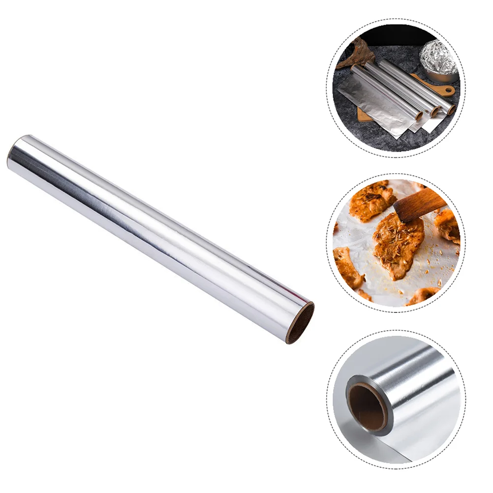 

Paper Aluminum Heavy Duty Bbq Barbecue Sheets Tinfoil Roll Packing Wrappers Nonstick Wrapping Baking Non Stick Supplies Wrap