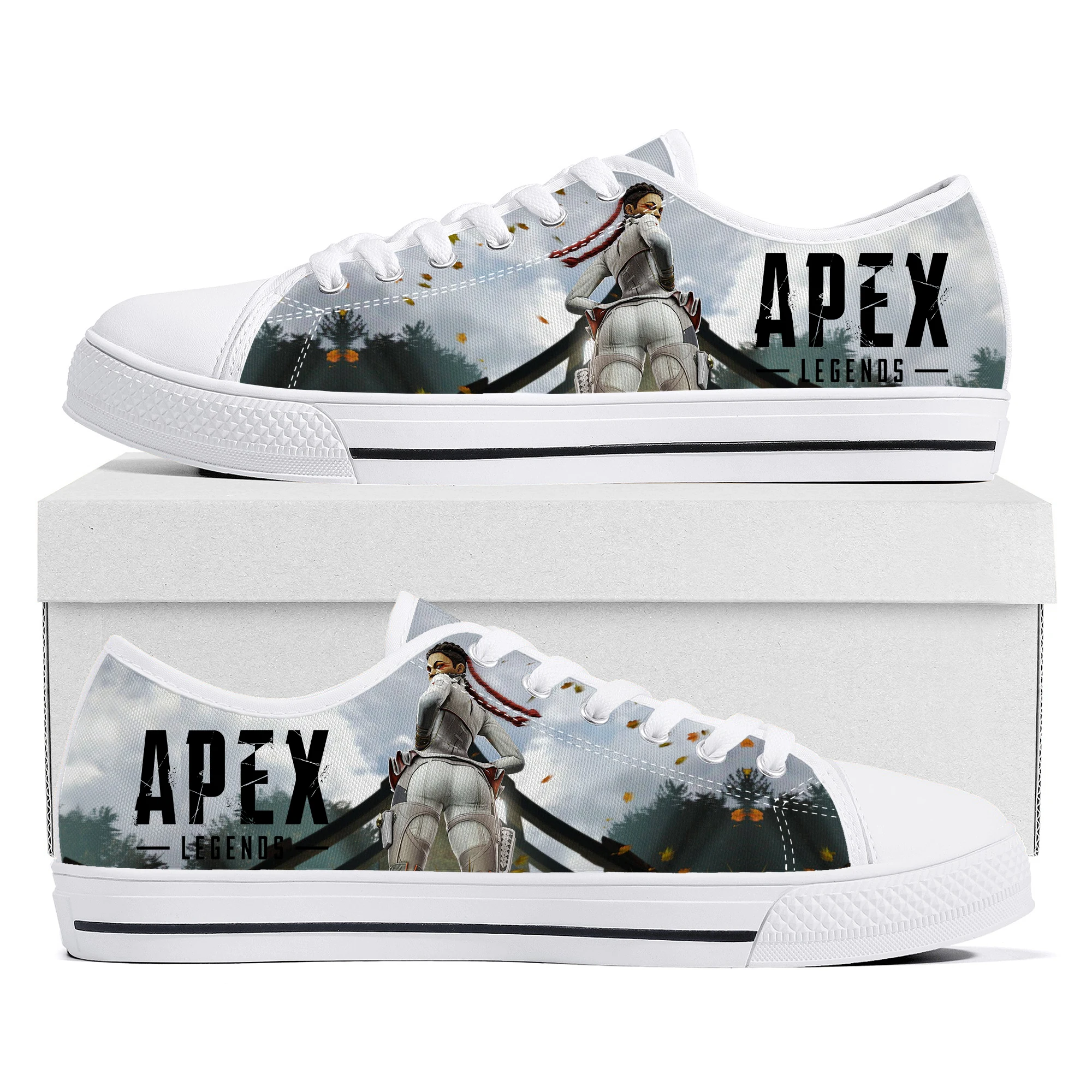 

Apex Legends Loba Low Top Sneakers Hot Cartoon Game Womens Mens Teenager High Quality Canvas Sneaker Couple Custom Built Shoes