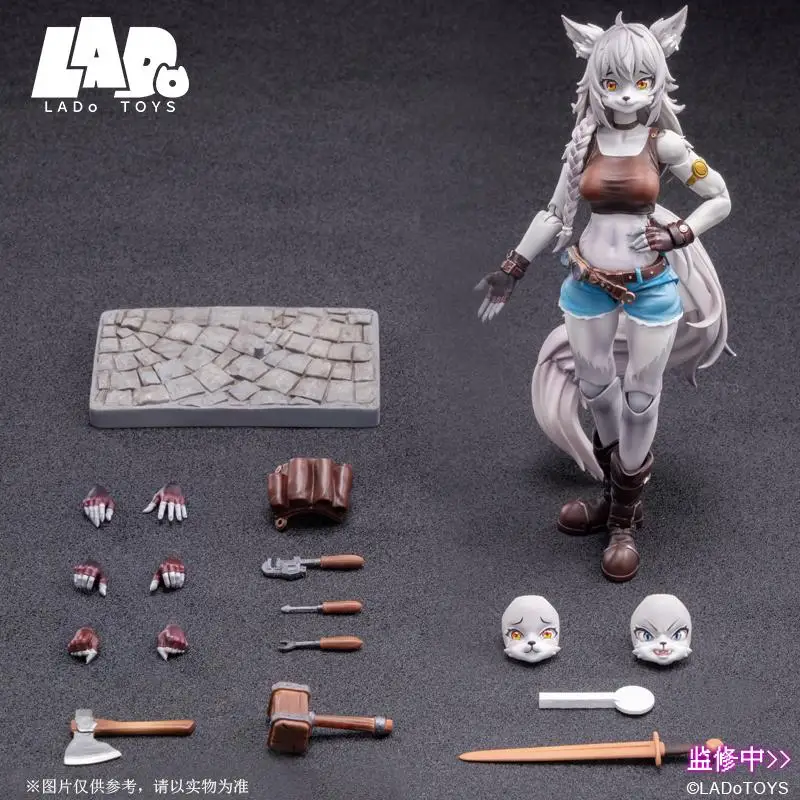 Фото Официальный Lado Toys Era-001 Liya-Alopex Fix Ver. Модель приключений Squad 1/12 Fox Liya, экшн-фигурка, украшение для рабочего стола, игрушки в подарок №3