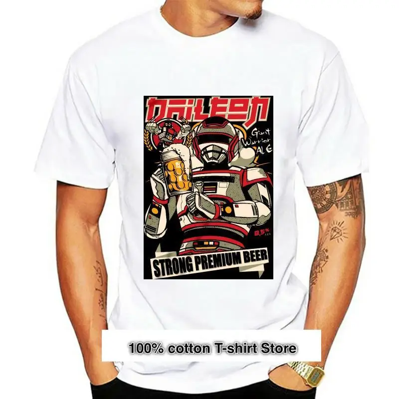 

Jaspion-Camiseta con estampado personalizado de S-3Xl, camisa con estampado de cerveza, Daileon, color negro