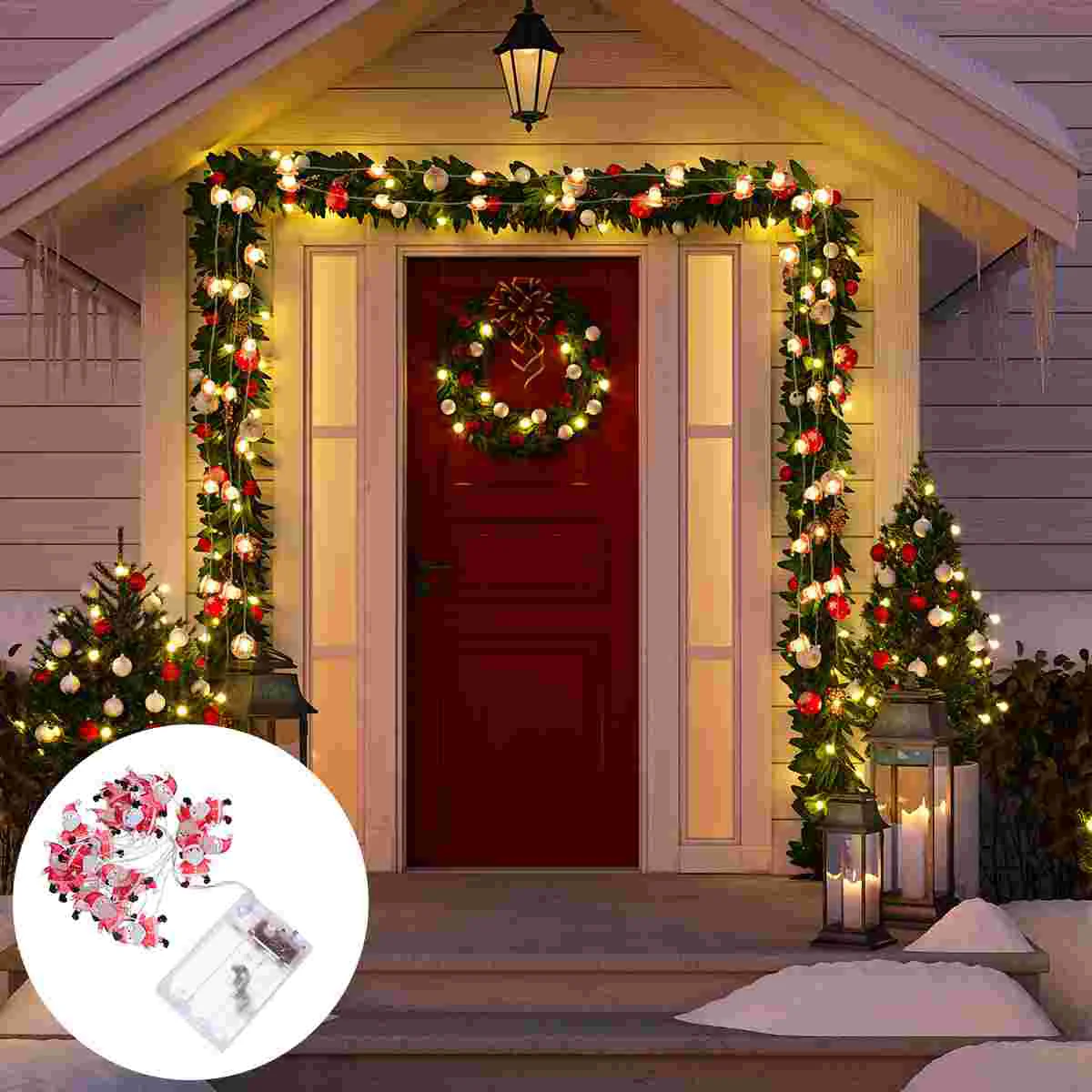 

1Pc LED String Fashion Decorative Santa Claus String Lamp for Christmas