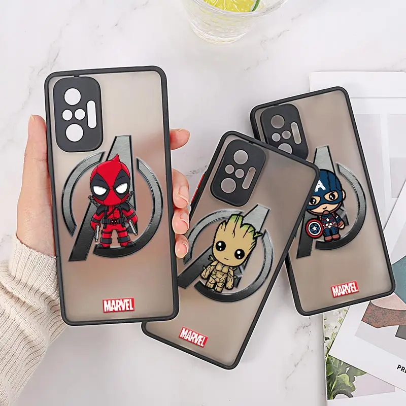 

Marvel Heroes The Avengers A Logo Case For Xiaomi Redmi Note 11 Pro 8 9 10 Pro Back Cover Redmi 10C 9 9A T 9C 8 7A 6A Matte Case