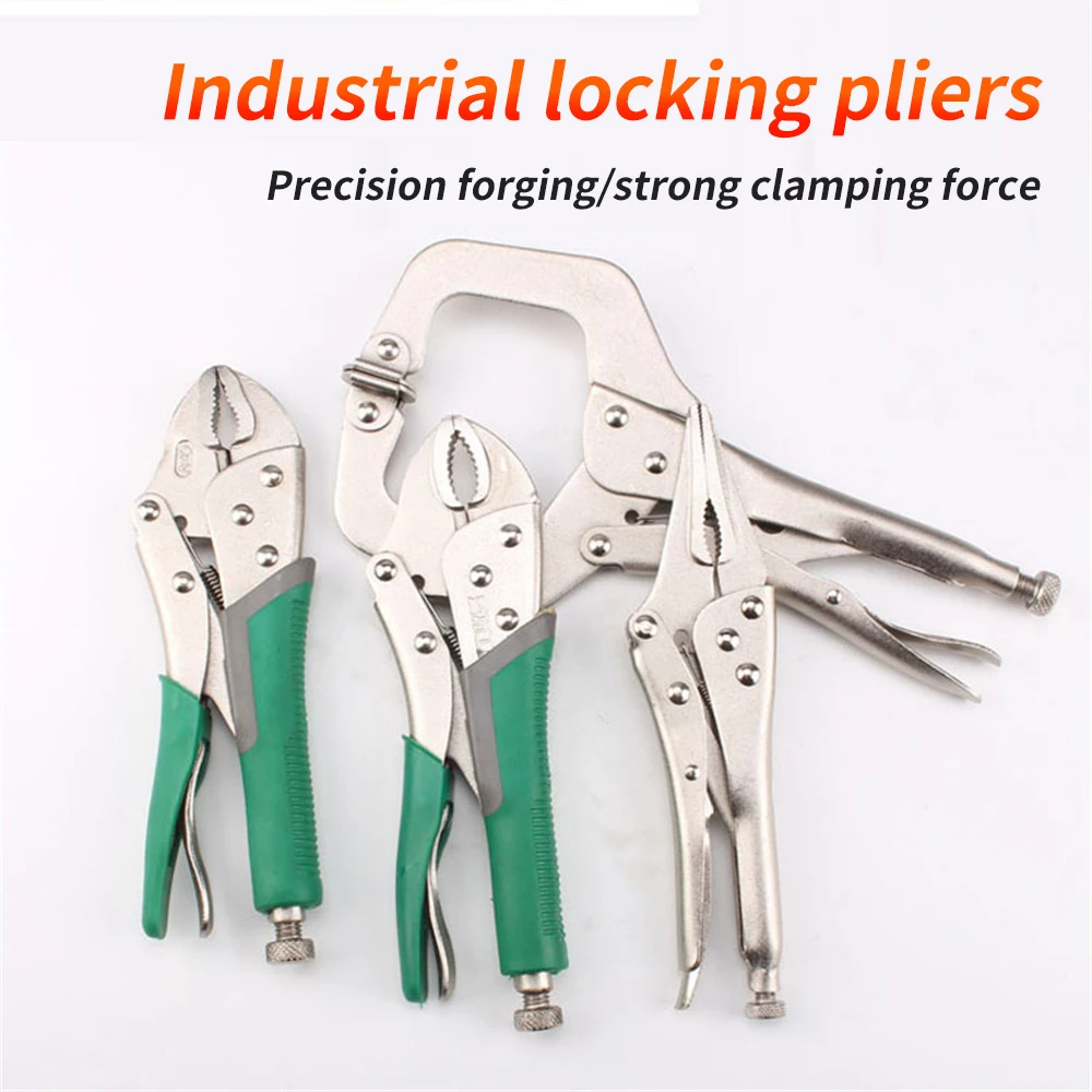 

Quick Sealing Fixed Pliers Round Mouth Comfortable Handle Multifunctional For Floor Heating Repair Locking Pliers Carbon Steel
